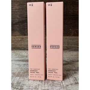 Versed Overnight Facial Peel 2‎ Pack 0.5oz Each New | Stocking Stuffer Idea